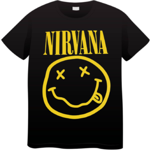 REMERA NIRVANA SMILE (UNISEX)