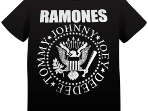 REMERA RAMONES ESCUDO (UNISEX)