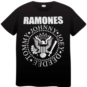 REMERA RAMONES ESCUDO (UNISEX)