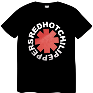REMERA RED HOT CHILLI PAPPER LOGO (UNISEX)