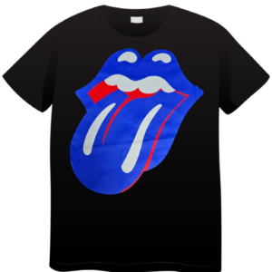 REMERA THE ROLLING STONES LENGUA AZUL (UNISEX)