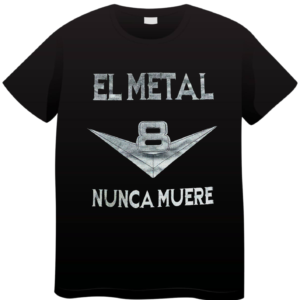 REMERA V8 LUCHANDO POR EL METAL (UNISEX)