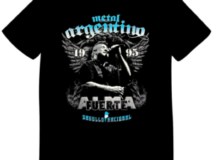 REMERA ALMAFUERTE METAL ARGENTINO (UNISEX)