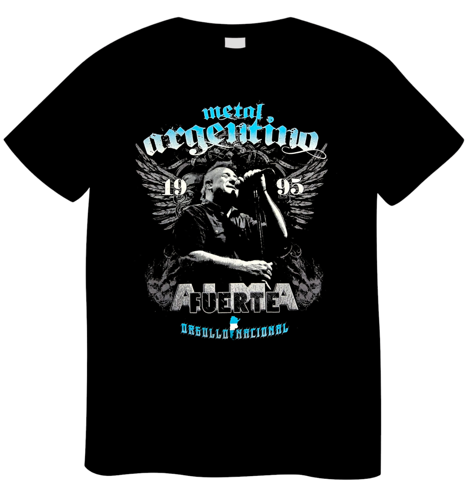 REMERA ALMAFUERTE METAL ARGENTINO (UNISEX)
