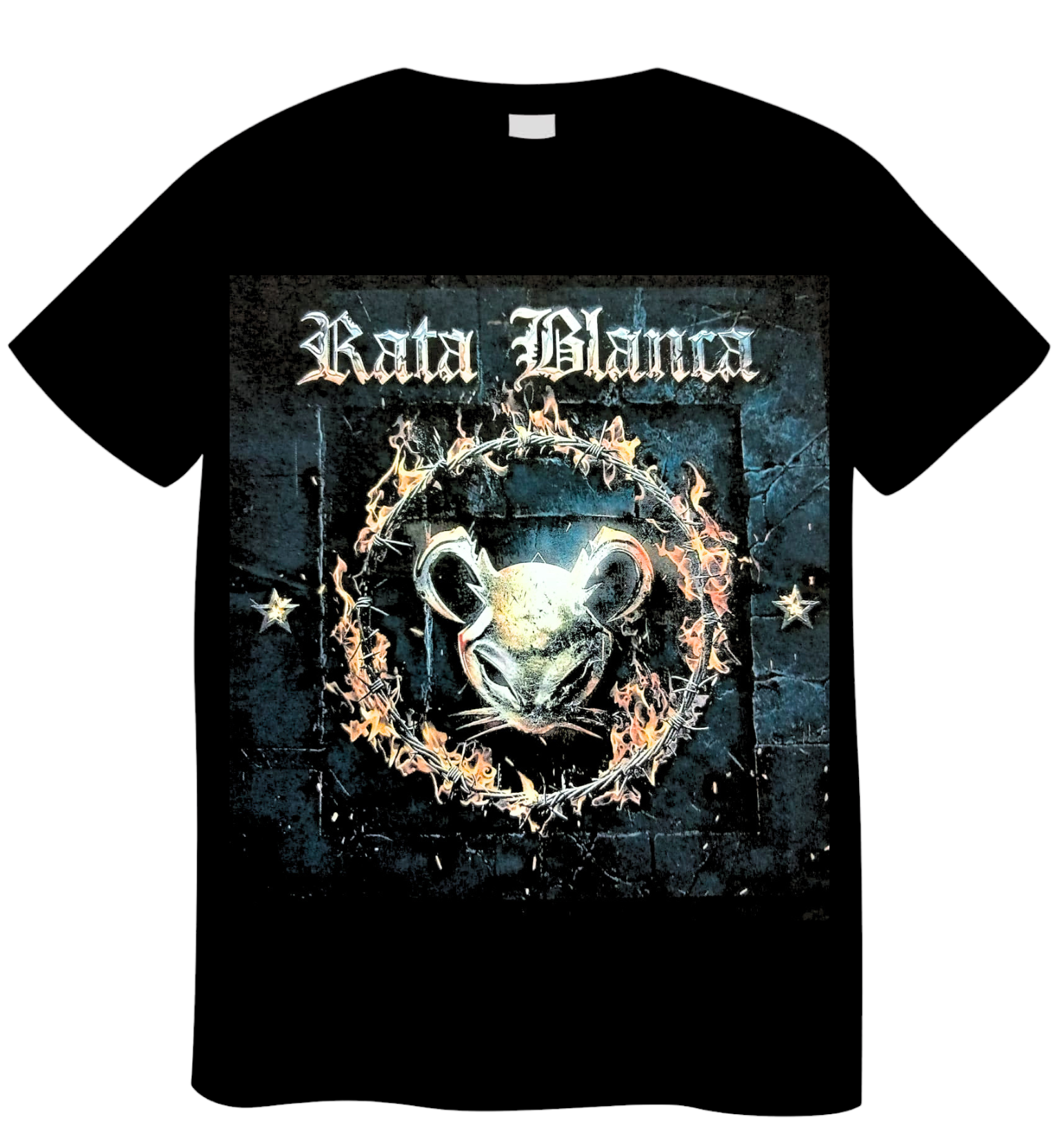 REMERA RATA BLANCA LOGO NUEVO (UNISEX)