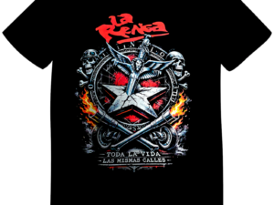 REMERA LA RENGA TODA LA VIDA LAS MISMAS CALLES (UNISEX)